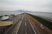 諫早湾干拓堤防道路と糸島花火