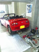 オイル交換と洗車した。