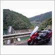 今日はバイクで遠乗り・・・