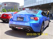 BRZ  の後ろ姿。