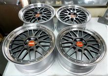 BBS-LM19インチハイパーブラック（DBK）+BBFバフポリッシュ