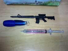 M16 &amp; 注射器 &amp; パイナップル ？ ヽ(￣▽￣)ノ