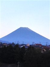 今朝の富士山