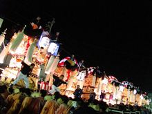 新居浜太鼓祭り　地元地区夜太鼓