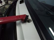 ワイパー根元のお掃除