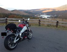 週末はバイクツーリングでした。
