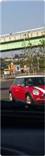 レッドでユニオンジャックミラーなＭＩＮＩ♪
