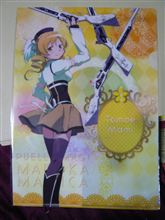 まどかマギカとクリアファイルとオイルブロック。