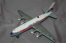 増田屋、ブリキ製電動走行 日本航空 ダグラスDC-7C 増田屋、ブリキ製電動走行 日本航空 ダグラスDC-7C