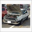 代車のGolf2ドナドナ