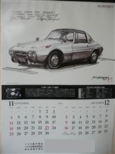 カレンダー。。。11・12月は、ト・ヨ・タ