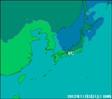各地で雪の便りが…