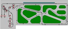 明日の予定コース図