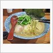 今日のランチは、「赤坂麺処　友」特製芳醇あごだし醤油 980円＋大盛100円