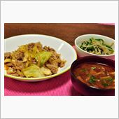 豚肉のケチャップ炒め♪