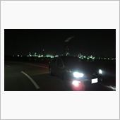 工場の夜景と