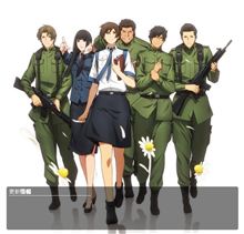 只今図書館戦争を見ています。