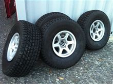 タイヤの手組に挑戦！（315/75R16スタッドレス）
