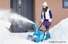 舞茸と青い除雪機、の一昨日