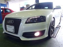 AUDI S3　ヘッドライトバーナー交換ついでに...FOG HID化...(^_^)