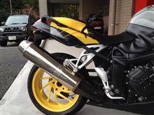 BMW K1200Sバッテリー交換
