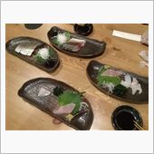 明石の嵜で酒盛り