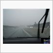 豪雨の中お酒仕入れドライブ