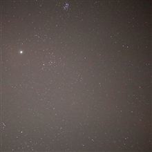 昨夜の星空