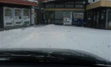 ついに雪積もった～