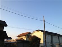 今日は青空だ〜おはです！