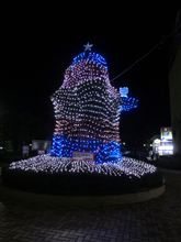 北総線白井駅前のイルミネーション