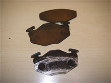 ブレーキパッドが剥離した件