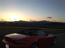 S2000と過ごした夕暮れのひと時。