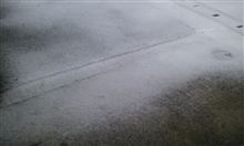 初雪(;&#180;ω`)y─┛
