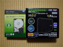 HDDとHDDケースを買ってみた