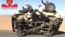 ■ランクルで片輪走行パフォーマンス！？サウジアラビアの驚愕パフォーマンス！！　by AUTOWAY