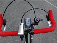 ミニベロロードにサイクルコンピューター取付け♪