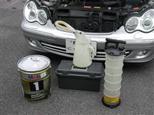 MBクン　洗車＆オイル交換！。