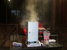 中華鍋（中華フライパン）　網焼き　燻製器　カセットコンロ