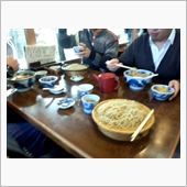 昼食はお蕎麦