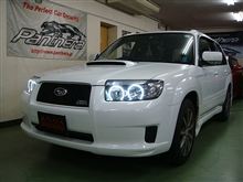 フォレスター　イカリング取付＆ＡＱＵＡクルコン　神奈川県よりご来店