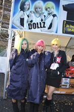 D1GP inお台場 DOLLZ YUUKAさん（左）CREAさん（中）MIAさん（右）