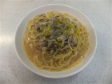 二日酔い対策で、下仁田葱とアサリのスープスパ