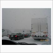 予想外の雪になった