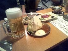串モツ屋で一杯…