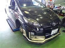 冬の準備完了...プリウスZVW30　ここまで来ると..スタッドレスタイヤも見た目が