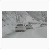 雪道で