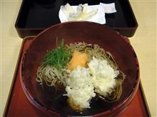 お蕎麦と警告灯