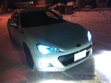 圧雪は意外と走りますね～。
