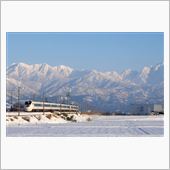 雪の立山連峰